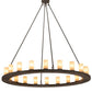 2nd Ave Lighting Loxley 60" Wide 20 Light Chandelier in Oil Rubbed Bronze Finish