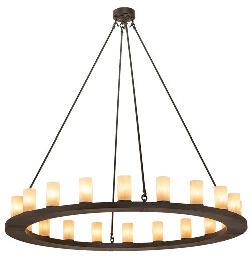 2nd Ave Lighting Loxley 60" Wide 20 Light Chandelier in Oil Rubbed Bronze Finish
