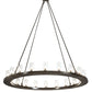 2nd Ave Lighting Loxley 60" Wide 20 Light Chandelier in Timeless Bronze Finish