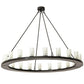 2nd Ave Lighting Loxley 60" Wide 20 Light Chandelier in Timeless Bronze Finish