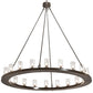 2nd Ave Lighting Loxley 60" Wide 20 Light Chandelier in Timeless Bronze