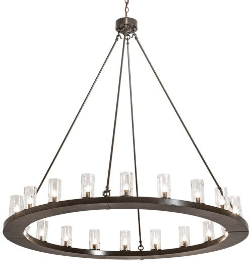 2nd Ave Lighting Loxley 60" Wide 20 Light Chandelier in Timeless Bronze