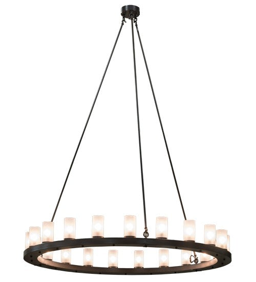 2nd Ave Lighting Loxley 60" Wide 21 Light Chandelier in Timeless Bronze