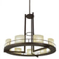 2nd Ave Lighting Loxley 68" Tac Air 9 LT Chandelier in Mahogany Bronze Finish