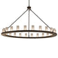 2nd Ave Lighting Loxley 72" Wide 24 LT Chandelier in Oil Rubbed Bronze Finish