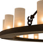 2nd Ave Lighting Loxley 72" Wide 24 LT Chandelier in Oil Rubbed Bronze Finish