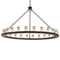 2nd Ave Lighting Loxley 72" Wide 24 LT Chandelier in Oil Rubbed Bronze Finish