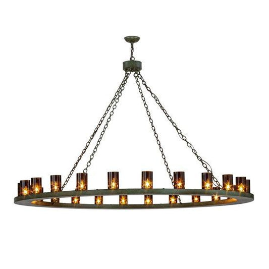 2nd Ave Lighting Loxley 72" Wide 24 LT Chandelier in Tarnished Copper Finish