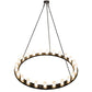 2nd Ave Lighting Loxley 72" Wide 24 LT Chandelier in Timeless Bronze Finish