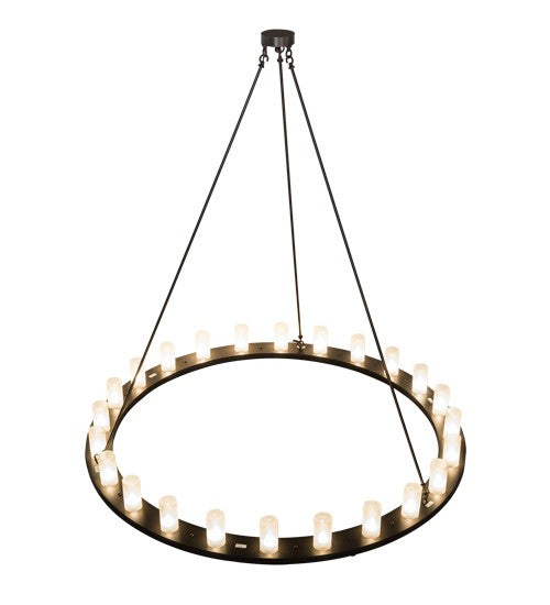 2nd Ave Lighting Loxley 72" Wide 24 LT Chandelier in Timeless Bronze Finish