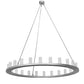 2nd Ave Lighting Loxley 72" Wide 24 LT Chandelier in Weatherable Silver Finish