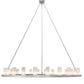 2nd Ave Lighting Loxley 72" Wide 24 LT Chandelier in Weatherable Silver Finish