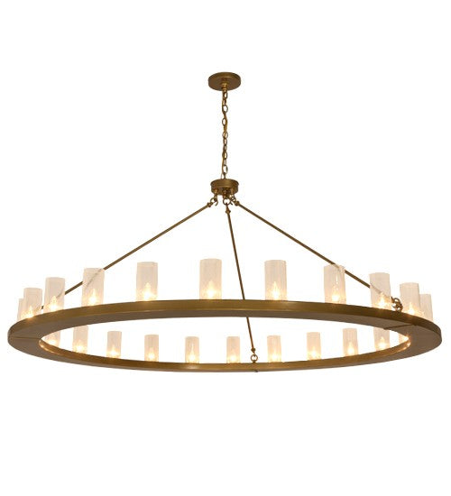 2nd Ave Lighting Loxley 72" Wide 24 Light Chandelier in Metallic Gold Finish