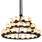 2nd Ave Lighting Loxley 72" Wide 3 Tier Chandelier in Mahogany Bronze Finish