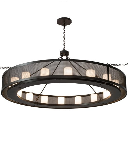 2nd Ave Lighting Loxley Golpe 78" Wide 16 LT Chandelier in Timeless Bronze