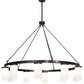 2nd Ave Lighting Loxley Needham 76" Wide 10 Light Chandelier in Bronze Finish