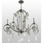 2nd Ave Lighting Lucerne 40" Wide 8 LT Chandelier in Iron Ore Finish