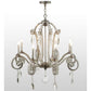 2nd Ave Lighting Lucerne 40" Wide 8 LT Chandelier in Iron Ore Finish
