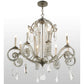 2nd Ave Lighting Lucerne 40" Wide 8 LT Chandelier in Iron Ore Finish