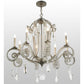 2nd Ave Lighting Lucerne 40" Wide 8 LT Chandelier in Iron Ore Finish