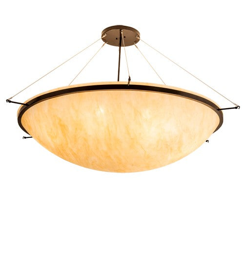 2nd Ave Lighting Lucus 67" Earth Marble Inverted Pendant in Timeless Bronze Finish