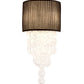 2nd Ave Lighting Lucy 15" Wide Wall Sconce in Blackened Pewter Finish