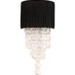 2nd Ave Lighting Lucy 15" Wide Wall Sconce in Blackened Pewter Finish