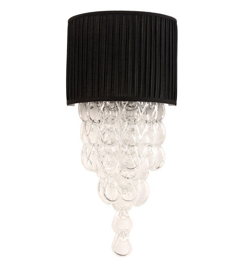2nd Ave Lighting Lucy 15" Wide Wall Sconce in Blackened Pewter Finish