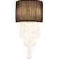 2nd Ave Lighting Lucy 15" Wide Wall Sconce in Blackened Pewter Finish
