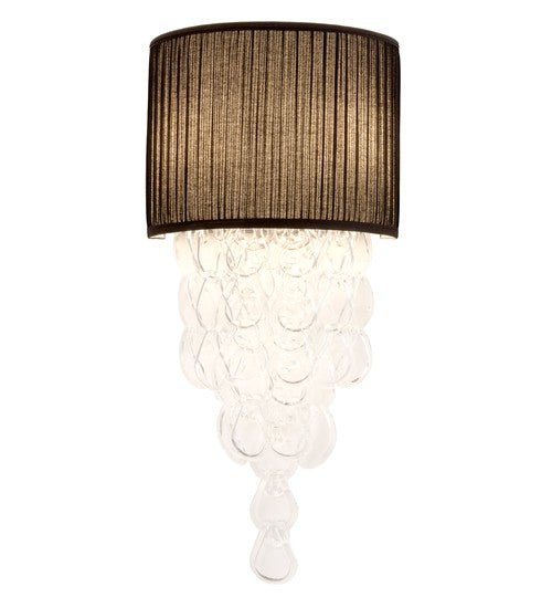 2nd Ave Lighting Lucy 15" Wide Wall Sconce in Blackened Pewter Finish