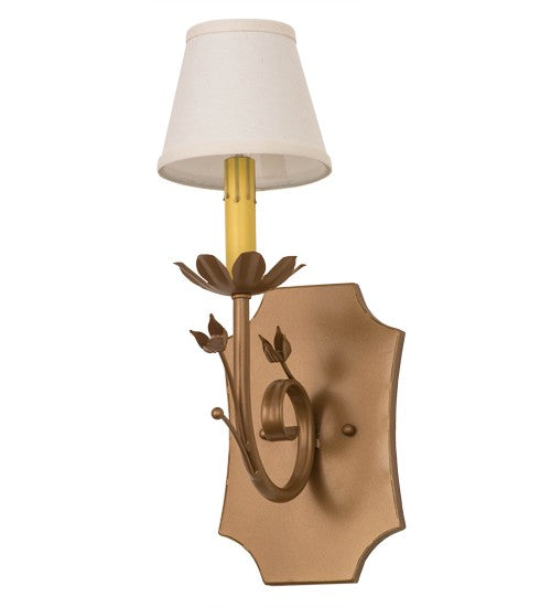 2nd Ave Lighting Lynda 6" Wall Sconce in Metallic Bronze in Metallic Bronze