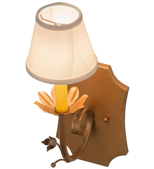 2nd Ave Lighting Lynda 6" Wall Sconce in Metallic Bronze in Metallic Bronze