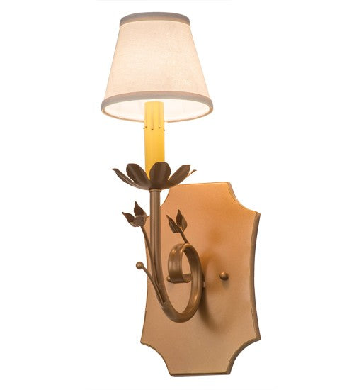 2nd Ave Lighting Lynda 6" Wall Sconce in Metallic Bronze in Metallic Bronze