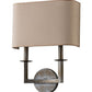 2nd Ave Lighting Lys 13" Wide Wall Sconce in Antique Silver Finish
