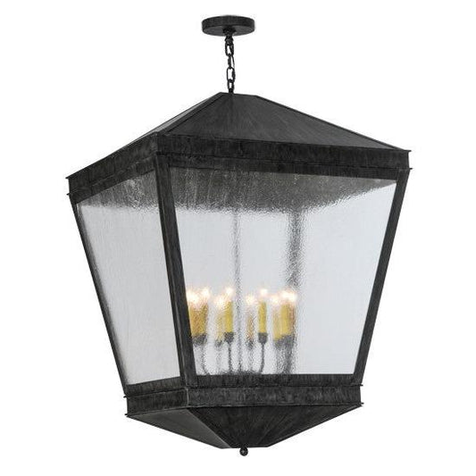 2nd Ave Lighting Madeline 30" Square Pendant in Antique Iron Gate Finish