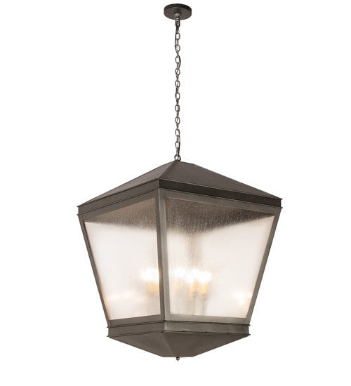 2nd Ave Lighting Madeline 30" Square Pendant in Pewter Finish