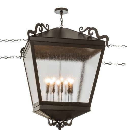 2nd Ave Lighting Madeline 30" Square Pendant in Timeless Bronze Finish