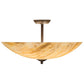2nd Ave Lighting Madison 24" Semi-Flushmount With Cafe Noir Finish