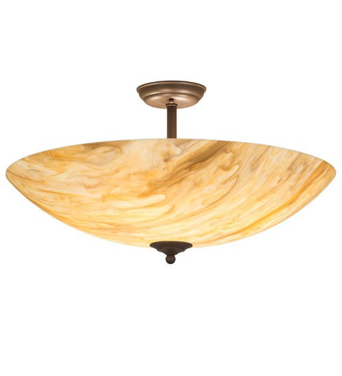 2nd Ave Lighting Madison 24" Semi-Flushmount With Cafe Noir Finish