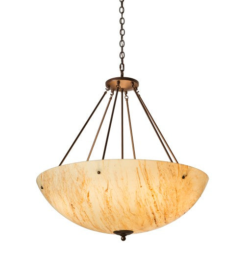 2nd Ave Lighting Madison 36" Inverted Pendant in Mahogany Bronze Finish