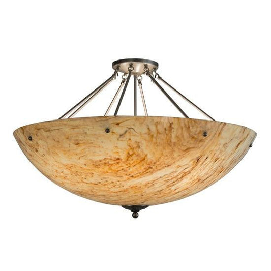 2nd Ave Lighting Madison 36" Semi-Flushmount With Nickel Finish