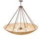2nd Ave Lighting Madison 60" Inverted Pendant in Mahogany Bronze Finish