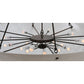 2nd Ave Lighting Madison 69" Semi-Flushmount Lighting In Rusty Nail Finish