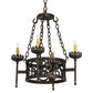 2nd Ave Lighting Majella 24" Wide 4 Light Chandelier in English Bronze Finish