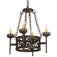 2nd Ave Lighting Majella 24" Wide 4 Light Chandelier in English Bronze Finish