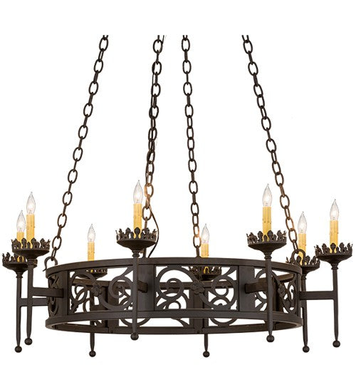 2nd Ave Lighting Majella 42" Wide 8 LT Chandelier in Oil Rubbed Bronze Finish
