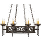 2nd Ave Lighting Majella 42" Wide 8 LT Chandelier in Oil Rubbed Bronze Finish