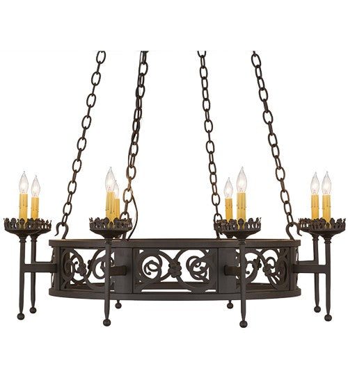 2nd Ave Lighting Majella 42" Wide 8 LT Chandelier in Oil Rubbed Bronze Finish