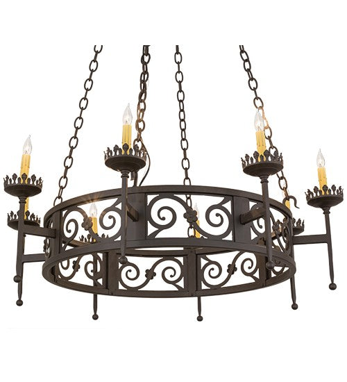 2nd Ave Lighting Majella 42" Wide 8 LT Chandelier in Oil Rubbed Bronze Finish