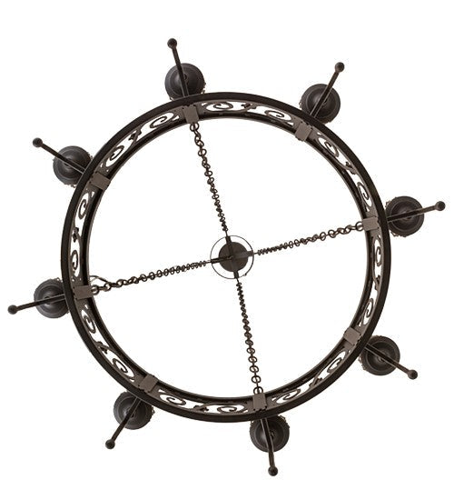 2nd Ave Lighting Majella 42" Wide 8 LT Chandelier in Oil Rubbed Bronze Finish